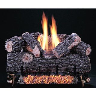 Rasmussen 24 Inch Chillbuster Gas Log Set With Vent Free Natural Gas Chillbuster Dual Burner   Manual Safety Pilot  