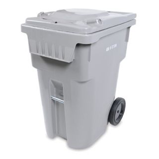 Busch Systems I Series Secure Collections 65 Gallon Recycling Carts   Recycling Bins