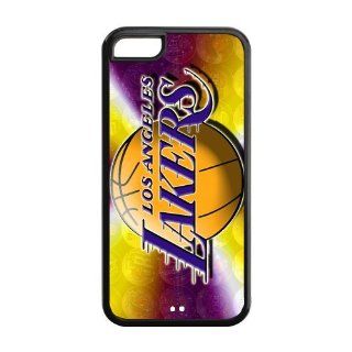 Custom NBA Los Angeles Lakers Back Cover Case for iPhone 5C LLCC 803 Cell Phones & Accessories