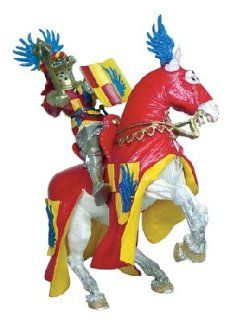 Safari Horse with Red & Blue Robe Toys & Games