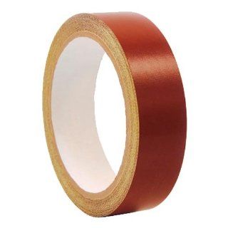 CS Hyde PTFE / Fiberglass Laminate with Silicone Adhesive Liner, 4 mil Thick, Red, 0.5" Width x 5 Yard Roll Masking Tape