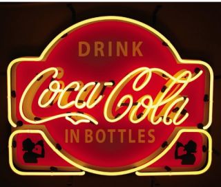 Coca Cola Drink in a Bottle Neon Sign   Neon Signs