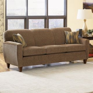 Charles Schneider Aldrich Cinnamon Fabric Sofa with Accent Pillows   Sofas