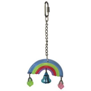 A&E Cage Co. The Acrylic Rainbow Bird Toy   Bird Cage Accessories