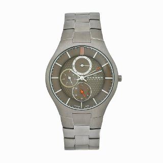 Skagen Men's 806XLTXM Denmark Silver Tone Grey Dial Watch Watches