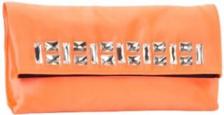 Juicy Couture Sateen Jade YHRU3341 829 Clutch,Hot Coral,One Size Clothing
