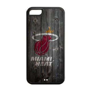 Custom NBA Miami Heat Back Cover Case for iPhone 5C LLCC 829 Cell Phones & Accessories