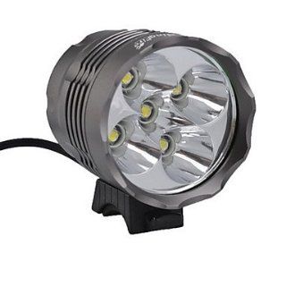 SingFire SF 807B 5 Mode 5xCree XM L T6 LED Flashlight (4000LM, 6x18650, Gray)   Basic Handheld Flashlights  
