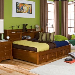 Cinnamon Bookcase Storage Daybed   Kids Bookcase Beds