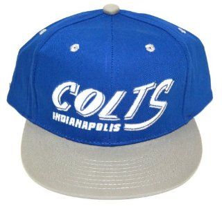 Vintage Indianapolis Colts Flatbill Snapback Cap Hat  Sports Fan Baseball Caps  Sports & Outdoors