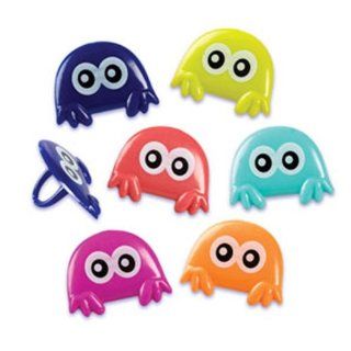 Dress My Cupcake DMC41MAS 808SET Mini Monsters Ring Decorative Cake Topper, Birthday, Assorted, Case of 144 Kitchen & Dining