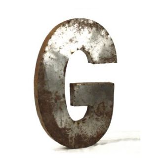 Letter G Metal Wall Art   24.5W x 36.5H in.   Wall Sculptures and Panels