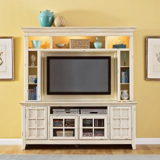 New Generation White Mountable Flat Panel Entertainment Center   TV Stands
