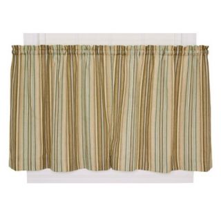 Ellis Warwick Stripe Tailored Tier Kitchen Curtain   Curtains