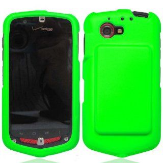 LF Green Hard Cover Case, Lf Stylus Pen and Screen Wiper Bundle Accessory for Verizon Casio C811 G'zOne Commando Cell Phones & Accessories