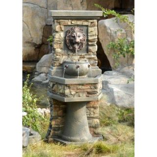 Regal Lion Indoor/Outdoor Floor Fountain   Fountains