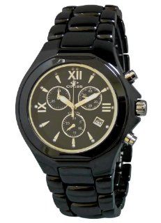Oniss ON811 MBK Men's Black Ceramic Swiss Quartz Chronograph Watch at  Men's Watch store.