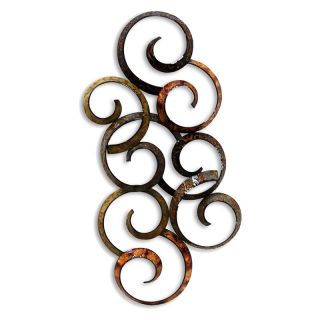 Curls Metal Wall Art   Wall Sculptures and Panels