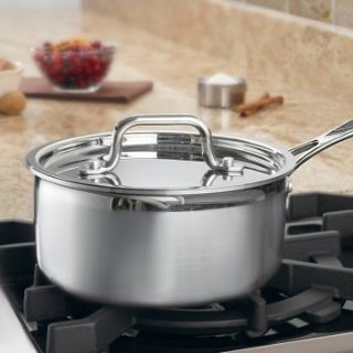 Cuisinart Multiclad Pro Triple Ply Stainless Steel 2 qt. Saucepan with Lid   Saucepans