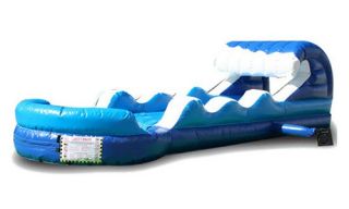 EZ Inflatables Tsunami Slip and Dip Slide   Commercial Inflatables