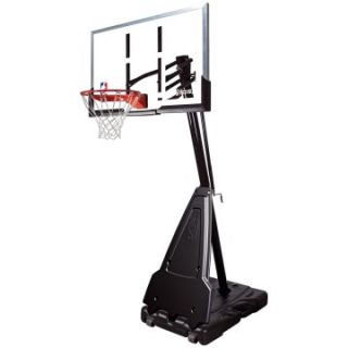 Spalding 60 Inch Acrylic Portable Basketball Hoop System   Portable Hoops