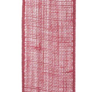 Koyal Burlap Decorative Ribbon Roll, 10 Yard, Candy Pink