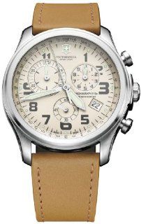 Men Watches Victorinox INFANTRY VINT.CHR BEIGE DIAL TAN LEATHER at  Men's Watch store.