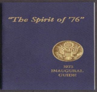 Spirit of '76 Inaugural Guide Nixon Agnew 1973 Entertainment Collectibles