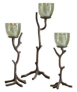 Uttermost Desi Candleholders   Set of 3   Candle Holders