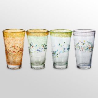 Global Amici Sunrise Ice Tea Glass   Set of 4   Drinkware