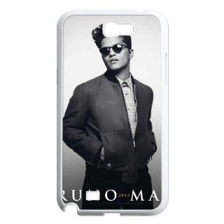 Custom Bruno Mars Back Cover Case for Samsung Galaxy Note 2 N7100 N646 Cell Phones & Accessories