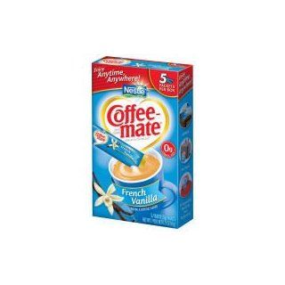 Coffee Mate French Vanilla Coffee Creamer Packets, 0.42 OZ[Case Count 12 per case] [Case Contains 60 Packets]  Nondairy Coffee Creamers  Grocery & Gourmet Food