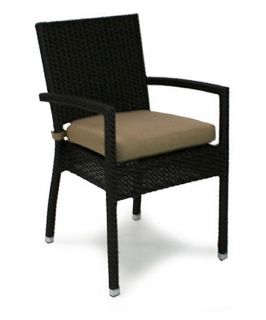 Patio Heaven Zuma Arm Chair   Outdoor Dining Chairs