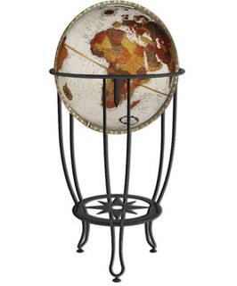 Replogle Antique Wrought Iron 16 in. Floor Globe   Globes