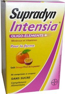 Supradyn Intensia Orange Passion Fruit Flavor 50 Tablets Health & Personal Care