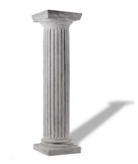 Amedeo Design ResinStone Doric Columns   Fluted   Garden Decor