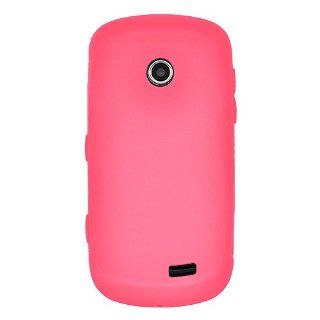 Amzer Silicone Skin Jelly Case for Samsung Solstice II SGHA817   Baby Pink Cell Phones & Accessories