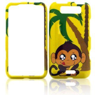 LG Connect 4G MS840 Palm Tree Monkey HARD COVER CASE PROTECTOR SNAP ON Cell Phones & Accessories