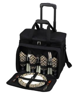 Picnic at Ascot London Picnic Wheeled Cooler for Four   Coolers