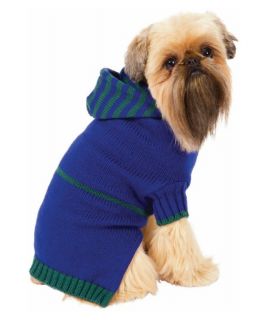 Ethical Fashion Everyday Sweater Hoodie in Blue   Dog Coats and Jackets