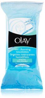 Olay Wet Cleansing Cloths Sensitive 60 Count  Facial Cleansing Cloths And Towelettes  Beauty