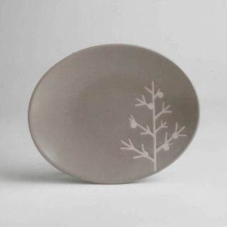 Tag Chalet Tree and Snowflake Appetizer Plates   Set of 4   Winter