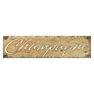 Champagne Wall Art   30W x 7H in.   Wall Sculptures and Panels