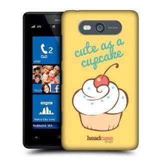 Head Case Designs Sweet And Cute Cupcakes Hard Back Case Cover For Nokia Lumia 820 Cell Phones & Accessories