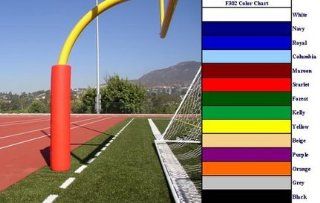 Football Goal Post Pads   1 Pair  Football Goalposts  Sports & Outdoors