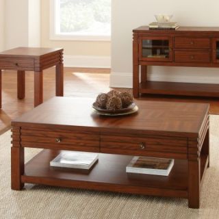Steve Silver Lambert Rectangle Cherry Wood Coffee Table   Coffee Tables