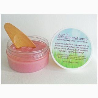 o.m.h. Luxe Mineral Scrub ~ Luscious Exfoliating Antioxidant Body Scrub   Haute Pink (10 Oz)  Beauty