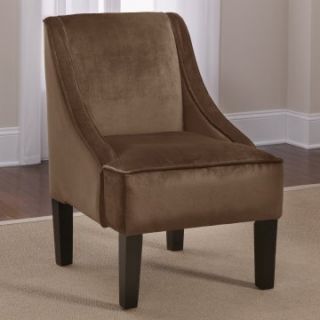 Mystere Moccasin Swoop Arm Chair   Accent Chairs