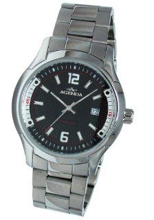 AGENDA metal watch automatic self winding watch Black AG 8522 (agenda) Watches