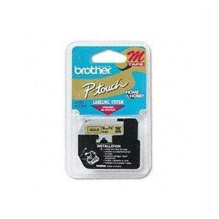 BROTHER INTERNATIONAL CORPORAT M821 3/8 BLACK ON GOLD FOR USE WITH PT 65, 70, 80, 85, 90, 100, 11 M821